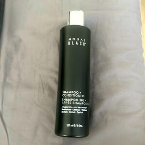 New monat black shampoo and conditioner